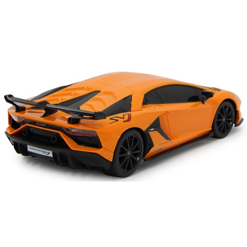 Rastar 405186 - Rastar Afstandsbestuurbare Lamborghini Aventador SVJ 1:24 oranje, inclusief 2,4GHz afstandsbediening