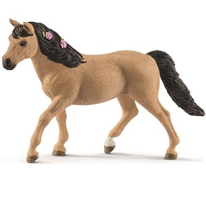 Schleich paarden 13863 Schleich pony Connemara vrouwelijk Horse Club Deze mooie Connemara pony is klaar voor het feest, opgemaakt met roze bloemen. Wist je dat de Schleich paardjes ook kunnen worden verwend met een mooi...