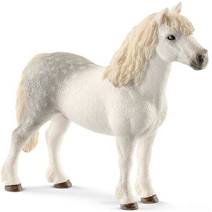 Schleich paarden 13871 Schleich Welsh pony hengst Een van de populairste rijpony  in Europa is de Welsh pony. Deze pony is temperamentvol, maar ook goedmoedig en gemakkelijk in de omgang. Welsh pony s...