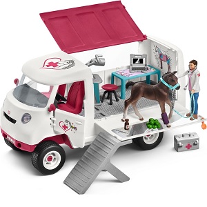 Schleich Mobile vet with Hanover foal