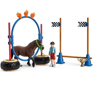 Schleich Pony agility competition