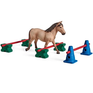 Schleich paarden 42483 Schleich Pony Slalom Deze Pony Slalom van Schleich kan gecombineerd worden met de producten van Kidsglobe. De obstakels kunnen naar wens worden ontworpen en gecombineerd! ...