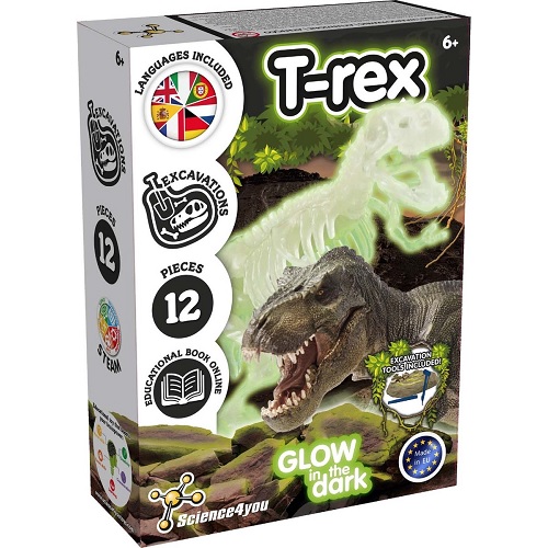 Science4You Excavation T-Rex Glow in the Dark