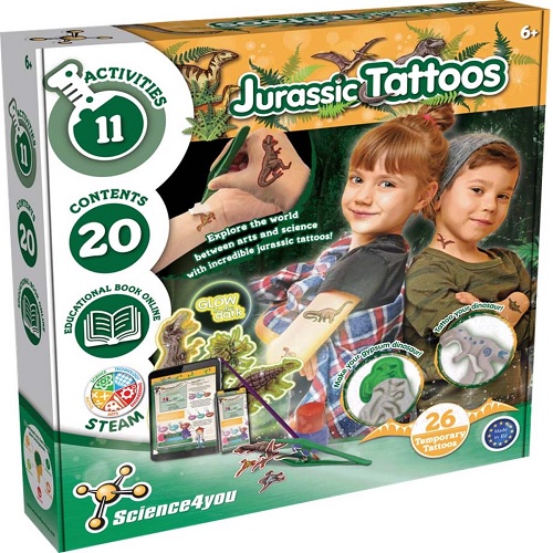 Science4You Jurassic Tattoos