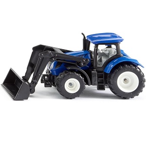 Siku Tracteur New Holland avec chargeur frontal 