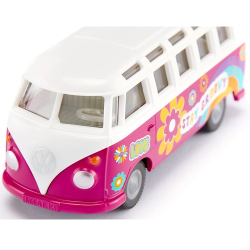 Siku 2364 - Siku Siku 2364 Volkswagen T1 Samba in flowerpower-ontwerp, speelgoedbus 1:50 (nieuw 2025)