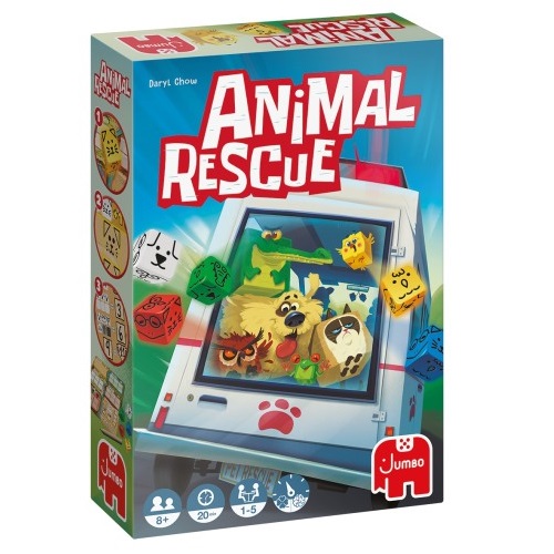 SP197837 Jumbo Jumbo Animal Rescue Dobbelspel, 1-5 spelers