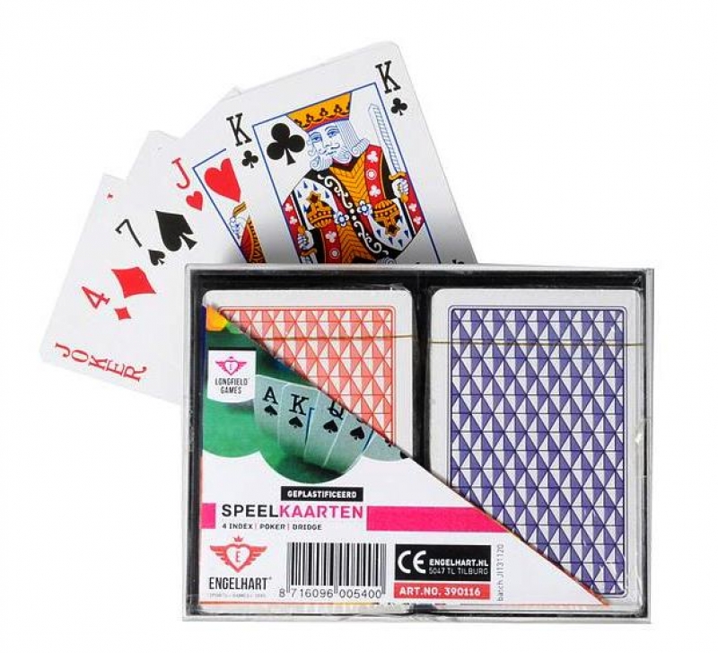 Cartes à jouer (2 jeux en pochette) 