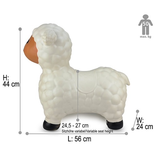 Jamara Jamara Mouton animal rebondissant