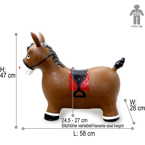 Jamara Jamara Cheval animal rebondissant