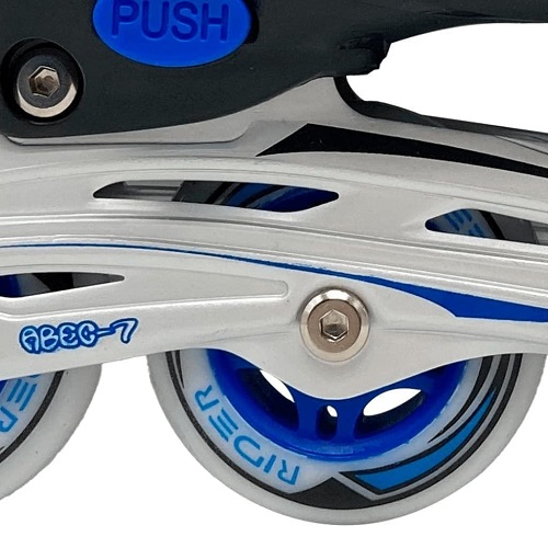 Street Rider taille 35-38 patins à roues alignées Street Rider bleu/noir réglable (taille petit)