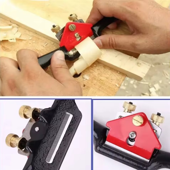  000110 -  Spaakschaaf vlak 44mm - carbon stalen blad spookschaaf - hardheid 58-60HRC spaak schaaf - handschaaf