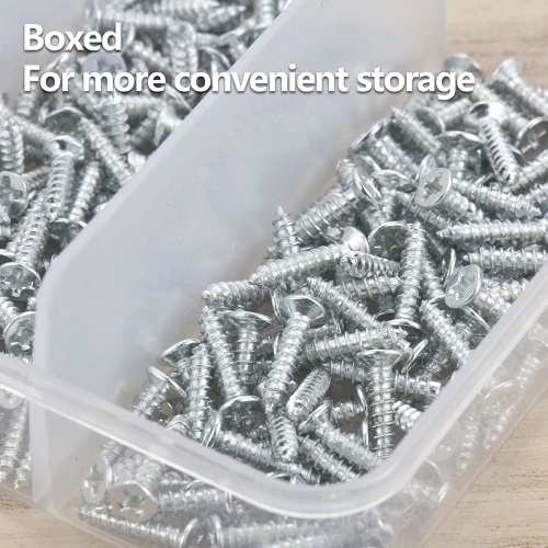  000125 -  M2 Zelftappende Schroeven Kit - 500 Stuks - Gelegeerd Staal