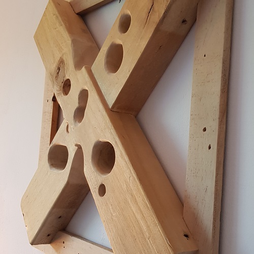 MadetobedifferentNL Décoration murale en bois - art mural 3D - bois aéré