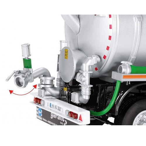 Wiking WIKING 2022 Kotte Garant TSA 30,000 Semi-remorque citerne Argent 1:32