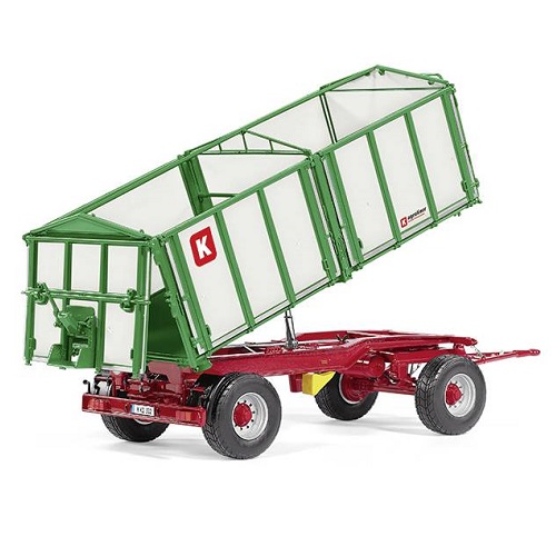 Wiking Wiking Kröger Benne à trois essieux HKD 302 blanc vert 1:32