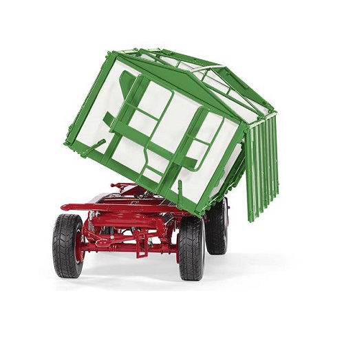 Wiking Wiking Kröger Benne à trois essieux HKD 302 blanc vert 1:32