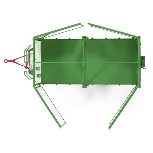 Wiking Wiking Kröger Benne à trois essieux HKD 302 blanc vert 1:32