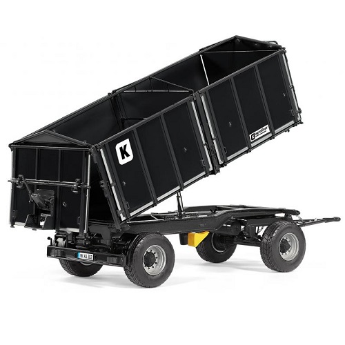 Wiking Wiking Kröger remorque benne à deux essieux et trois côtés HKD 302 - noir 1:32